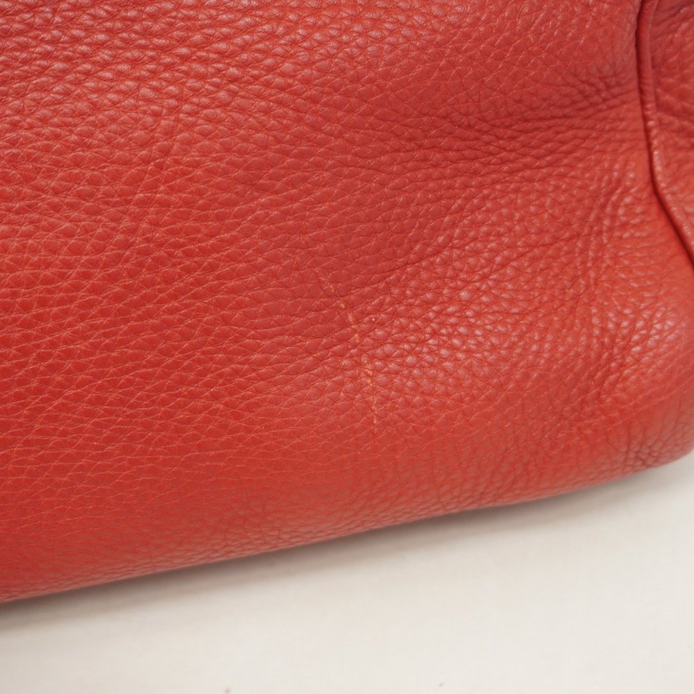Gucci Bamboo Handbag 323660 Leather Red Champagne Women's - Picture 11 of 15